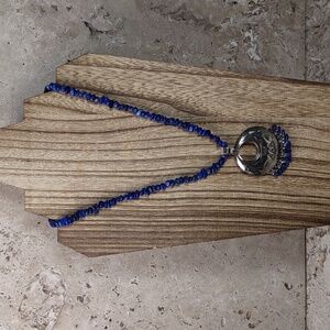 Southwestern Sterling Lapis Lazuli Necklace